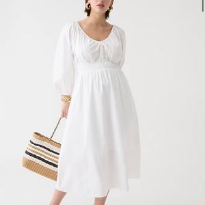 JCREW size small. Brand new white dress.